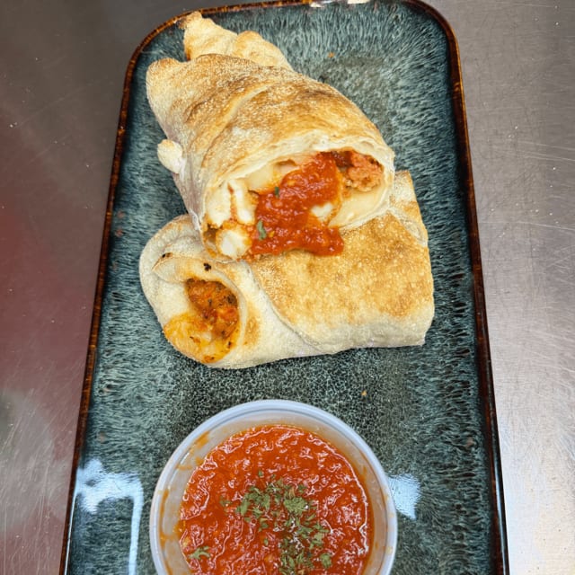 Chicken Parmigiana Pizza Roll.