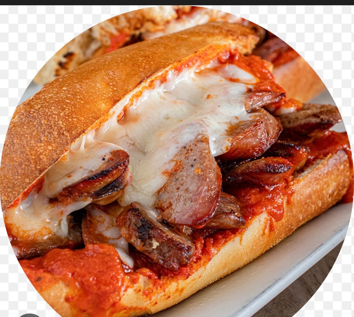 Sausage Parmigiana Wedge.
