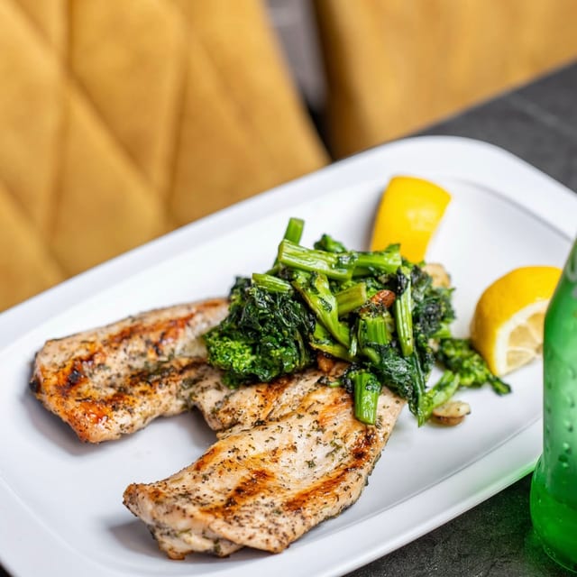 Grilled Butterflied Chicken.