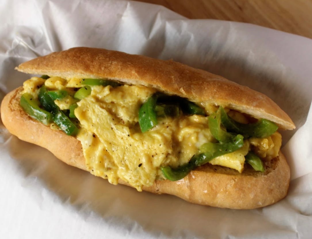 Pepper & Egg Wedge.