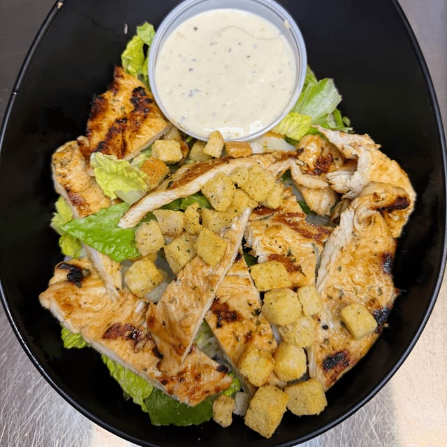 Grilled Chicken Caesar Salad.