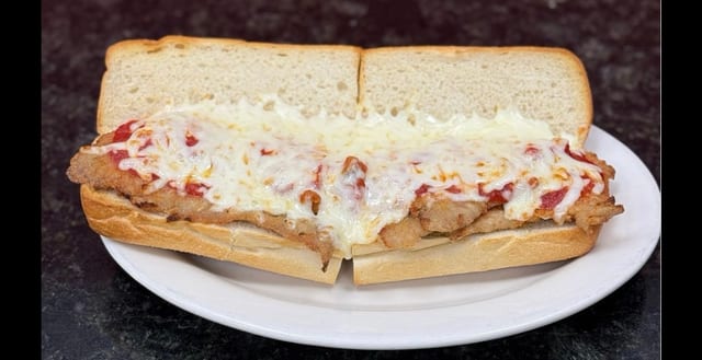 Veal Parmigiana Wedge.