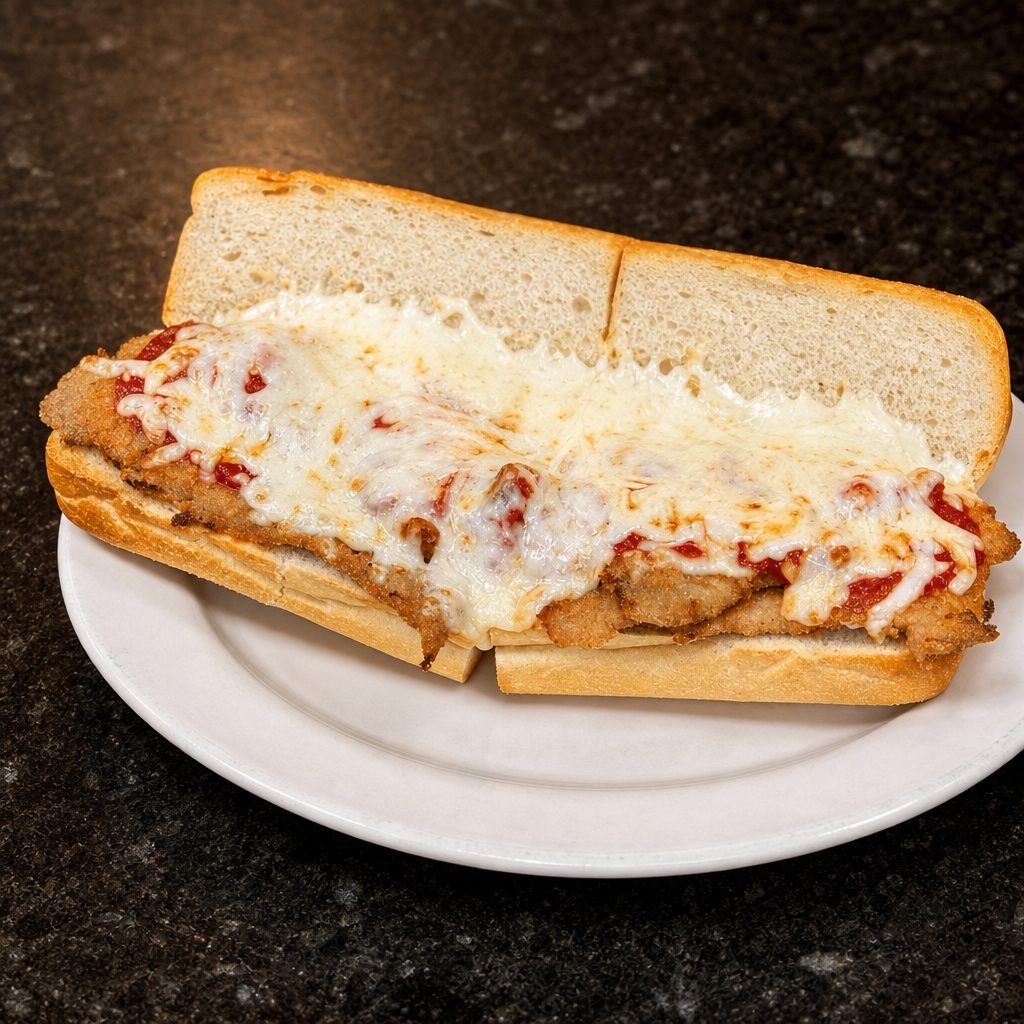 Veal Parmigiana Wedge.