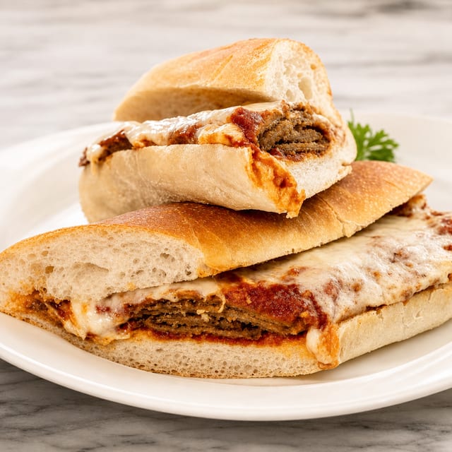 Eggplant Parmigiana Wedge.