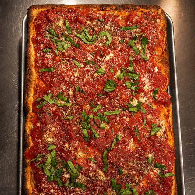 Grandma Focaccia Pizza.