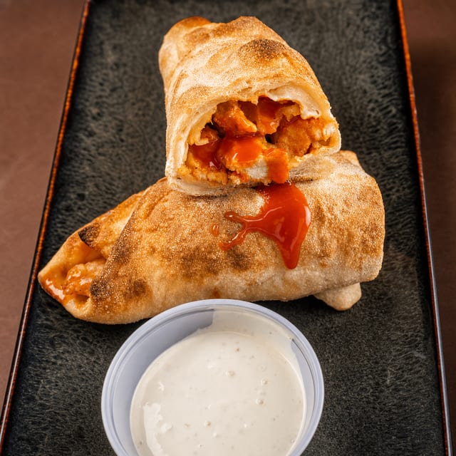 Buffalo Chicken Pizza Roll.
