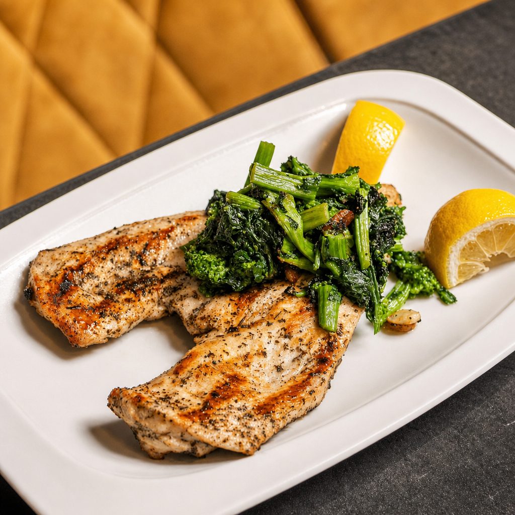 Grilled Butterflied Chicken.