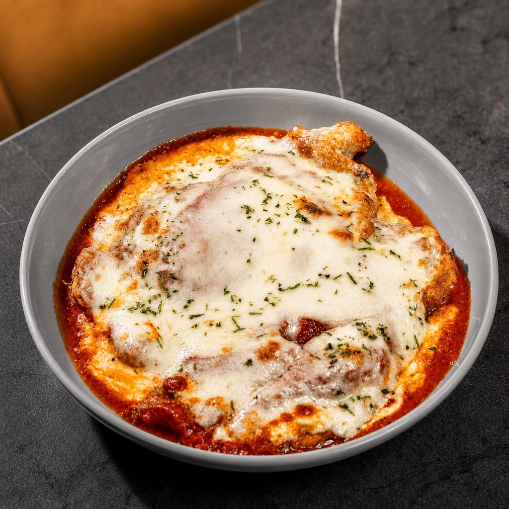 Chicken Parmigiana.
