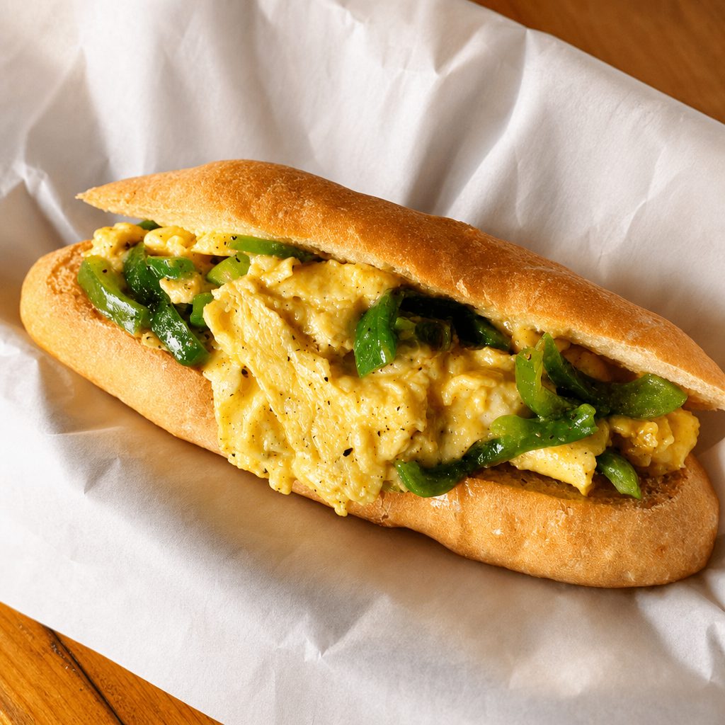 Pepper & Egg Wedge.