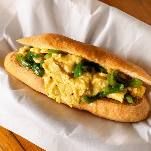 Pepper & Egg Wedge.