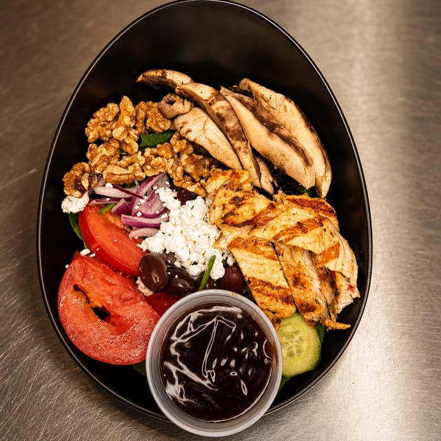 Spinach Deluxe Salad.