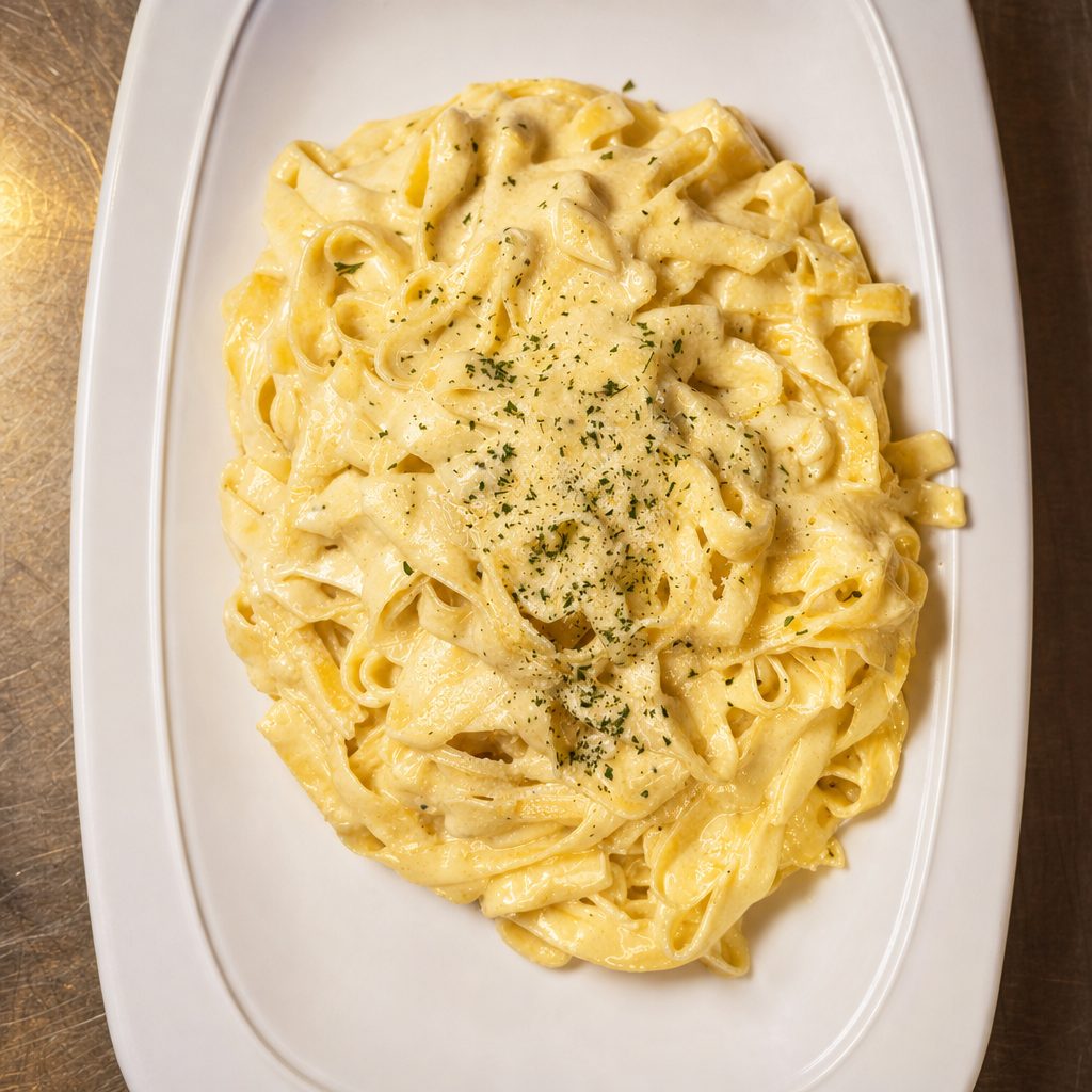 Fettuccine Alfredo.